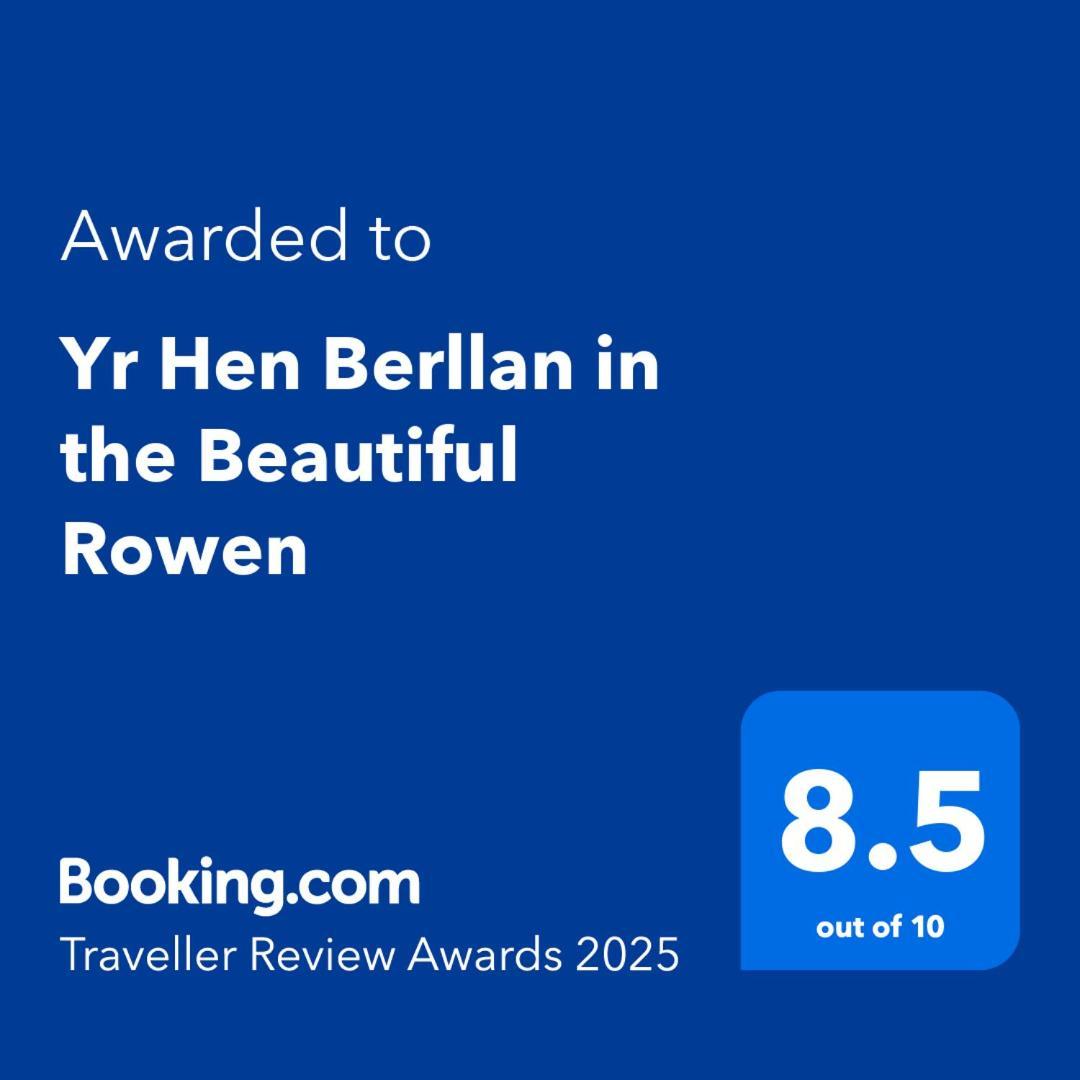 康威Yr Hen Berllan In The Beautiful Rowen别墅 外观 照片